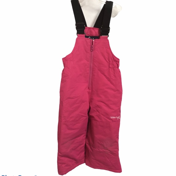 gusti Other - White Summit by Gusti pink kids overall snow pants